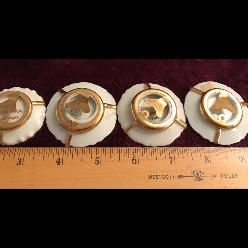 Miniature plates with stands. Limoges Decora - Picture 9 of 12